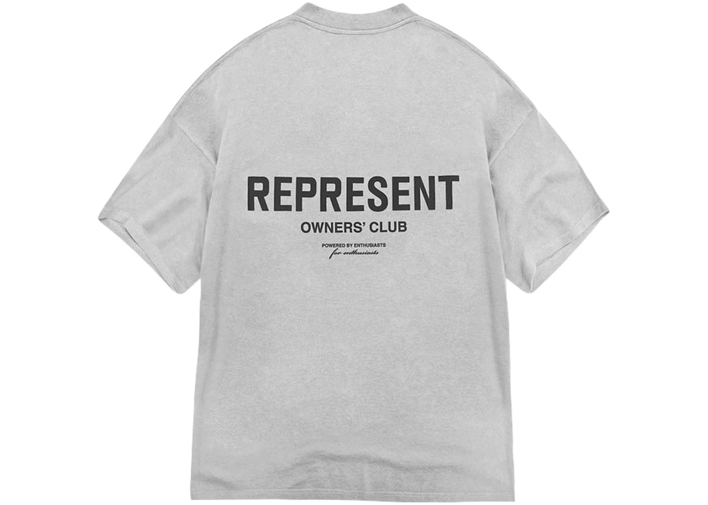 Represent Owners Club T-Shirt Ash Grey/Black - vue secondaire B