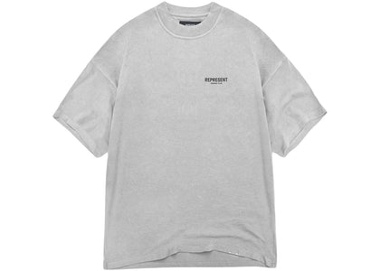 Represent Owners Club T-Shirt Ash Grey/Black - apparel view 2