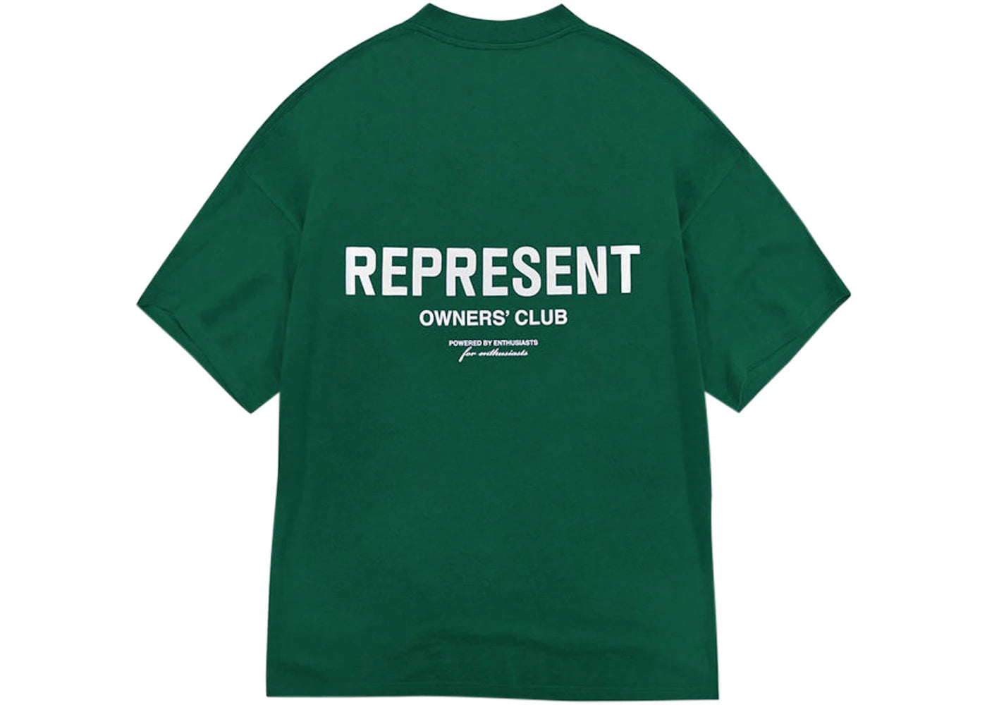 Represent Owner's Club T-Shirt Racing Green/White - vue secondaire B