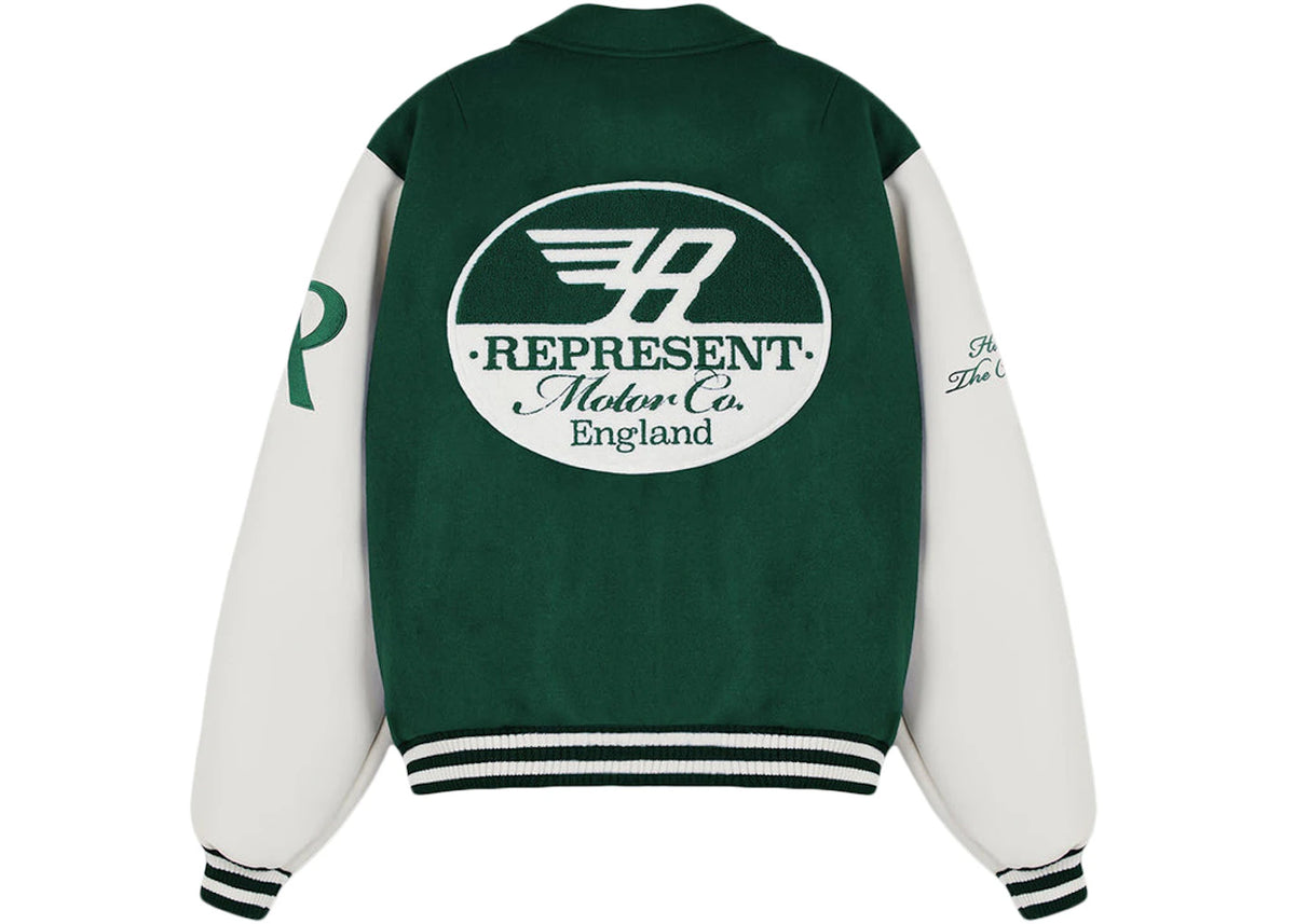 Represent Racing Team Varsity Jacket Racing Green - vue secondaire B