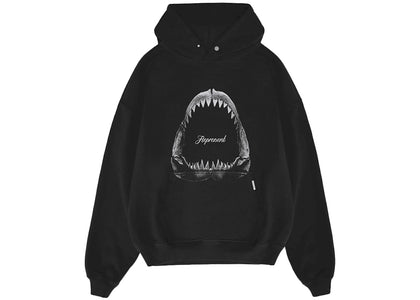 Represent Shark Jaws Hoodie Off Black - authentic Represent apparel