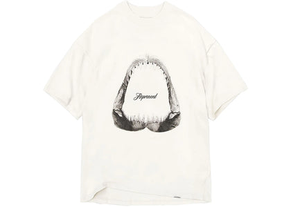 Represent Shark Jaws T-shirt Flat White - authentic Represent apparel