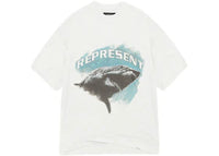 Represent Shark T-Shirt Flat White