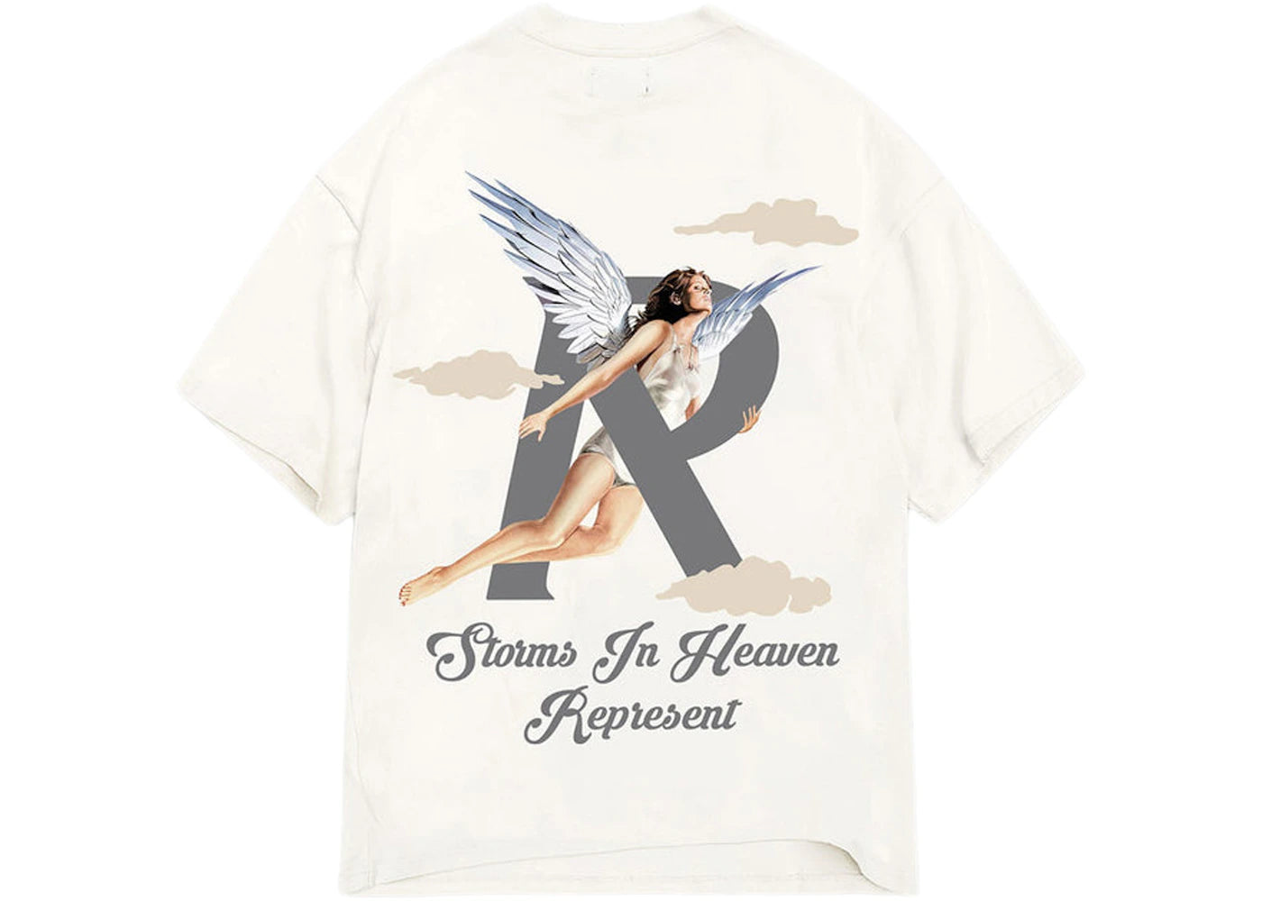Represent Storms In Heaven T-Shirt Flat White - vue secondaire A