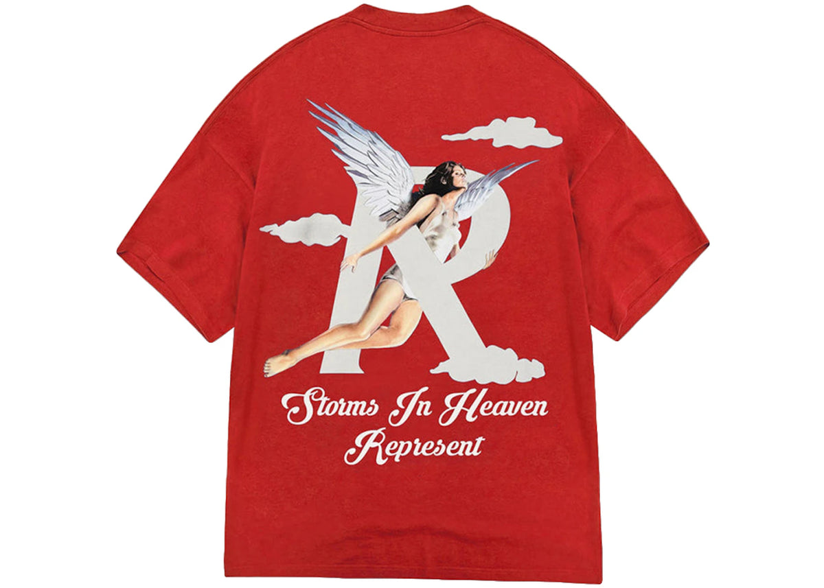 Represent Storms In Heaven T-shirt Burnt Red - vue secondaire B