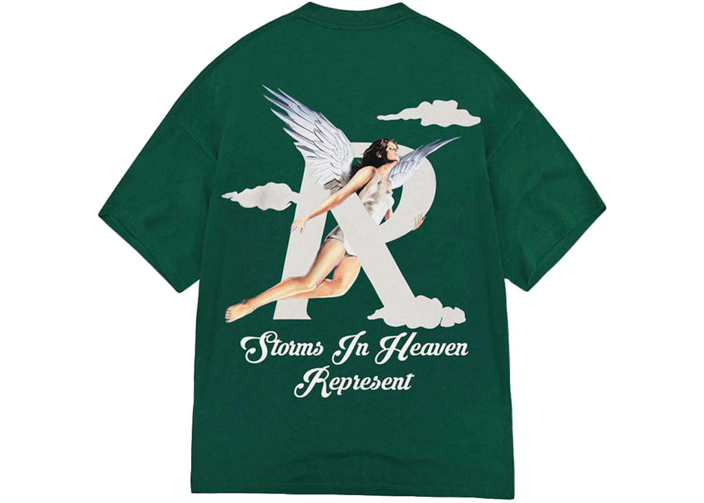 Represent Storms In Heaven T-shirt Racing Green - vue secondaire A