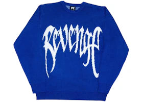 Revenge Knit Arc Logo Sweater Blue