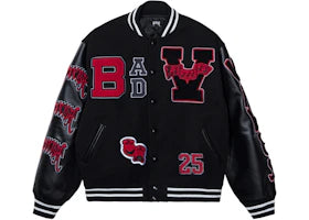 Revenge XXXTentacion Bad Vibes Varsity Jacket Black