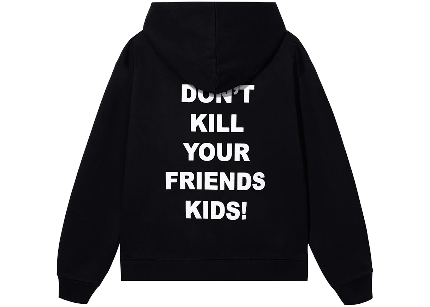 Revenge XXXTentacion Don't Kill Your Friends Kids Hoodie Black - vue secondaire B