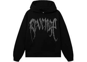 Revenge XXXTentacion Heartbreak Bejeweled Hoodie Black/Clear