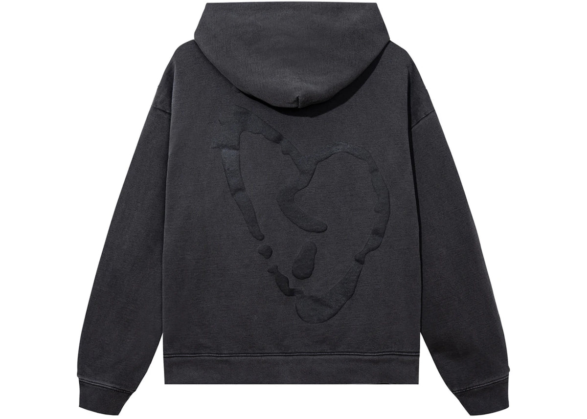 Revenge XXXTentacion Heartbreak Vintage Black Hoodie - vue secondaire A