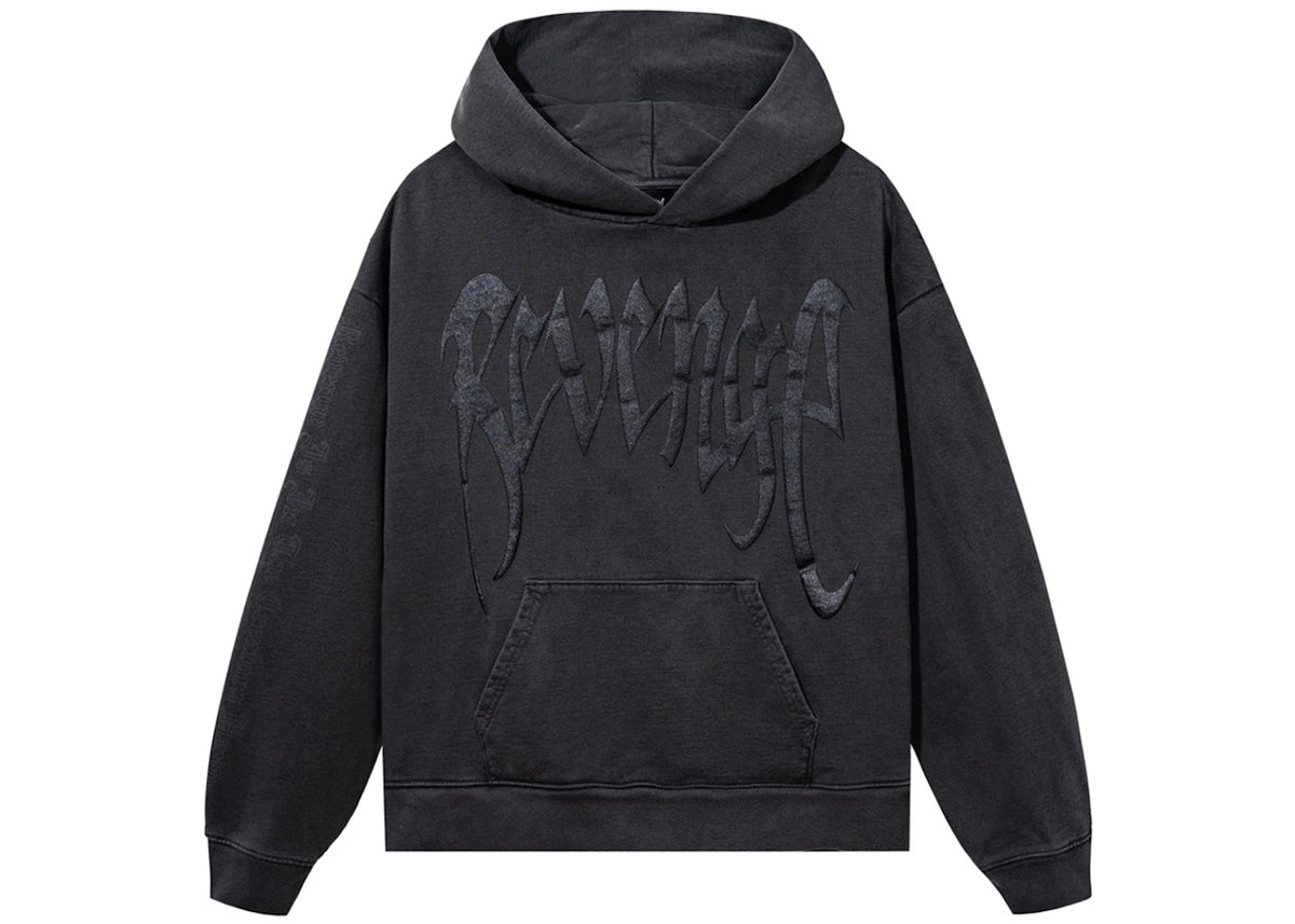Revenge XXXTentacion Heartbreak Vintage Black Hoodie - vue 360