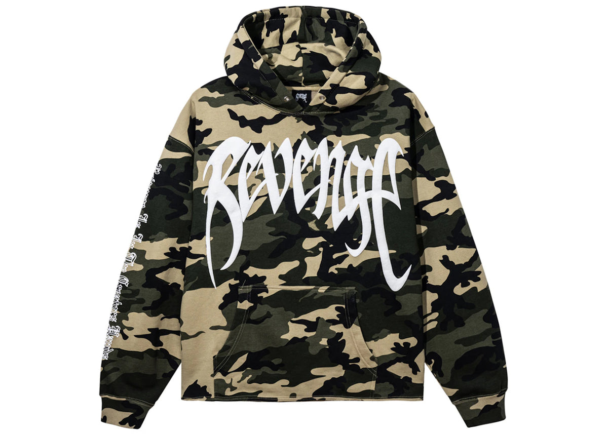 Revenge XXXTentacion Kill Hoodie Camo - vue 360