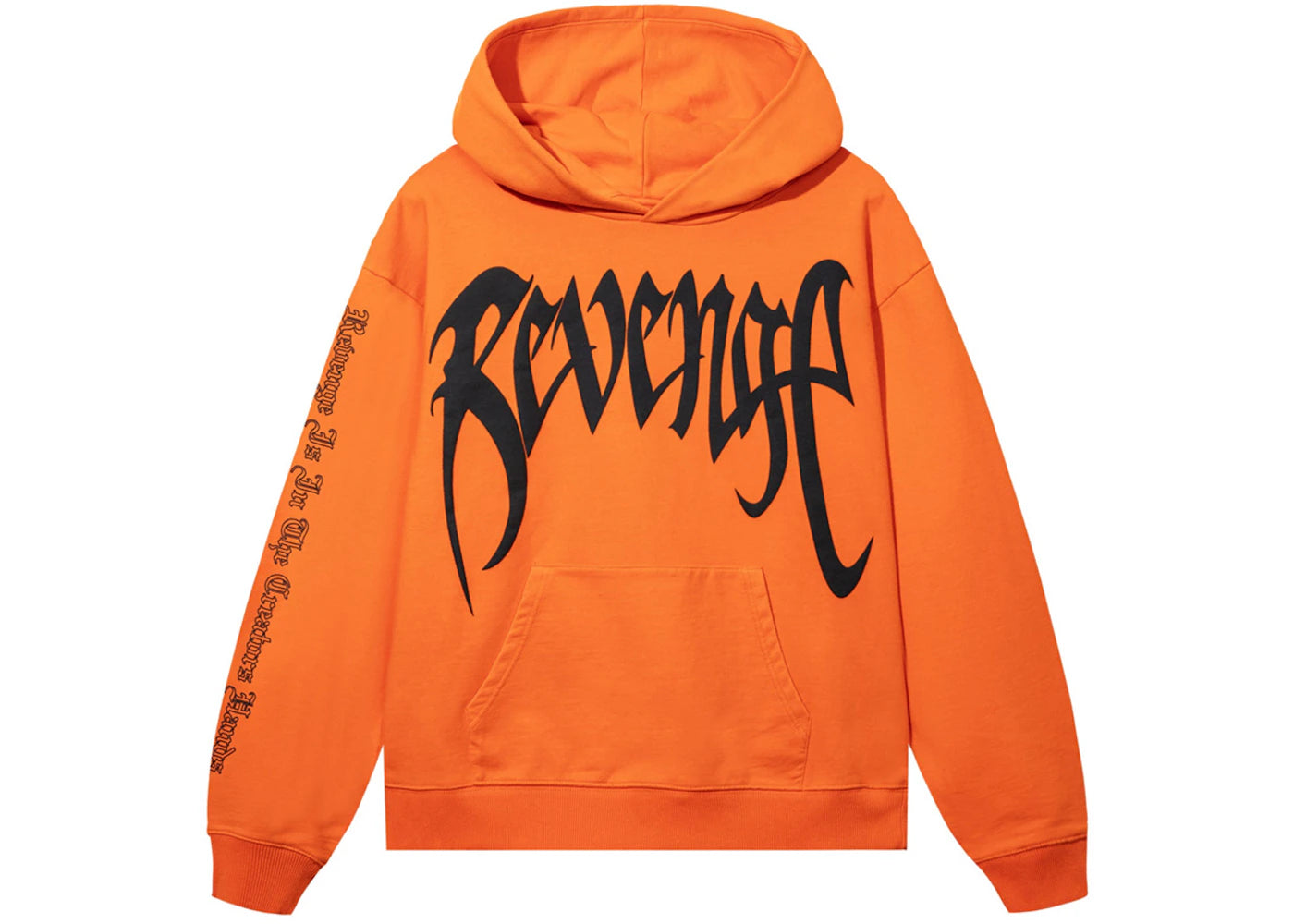 Revenge XXXTentacion Kill Hoodie Orange/Black - vue secondaire A