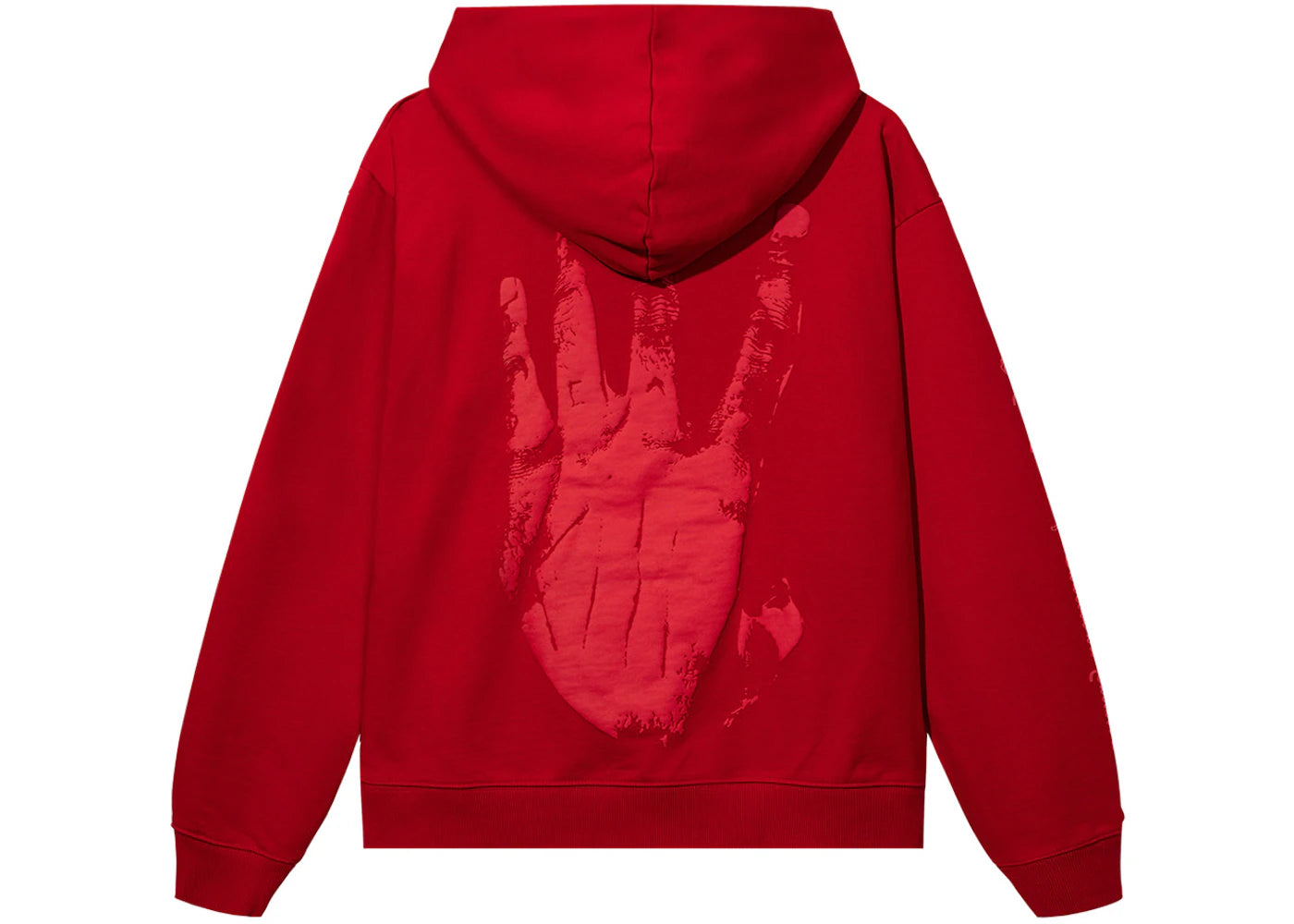 Revenge XXXTentacion Kill Outline Hoodie Red/Red - vue secondaire B