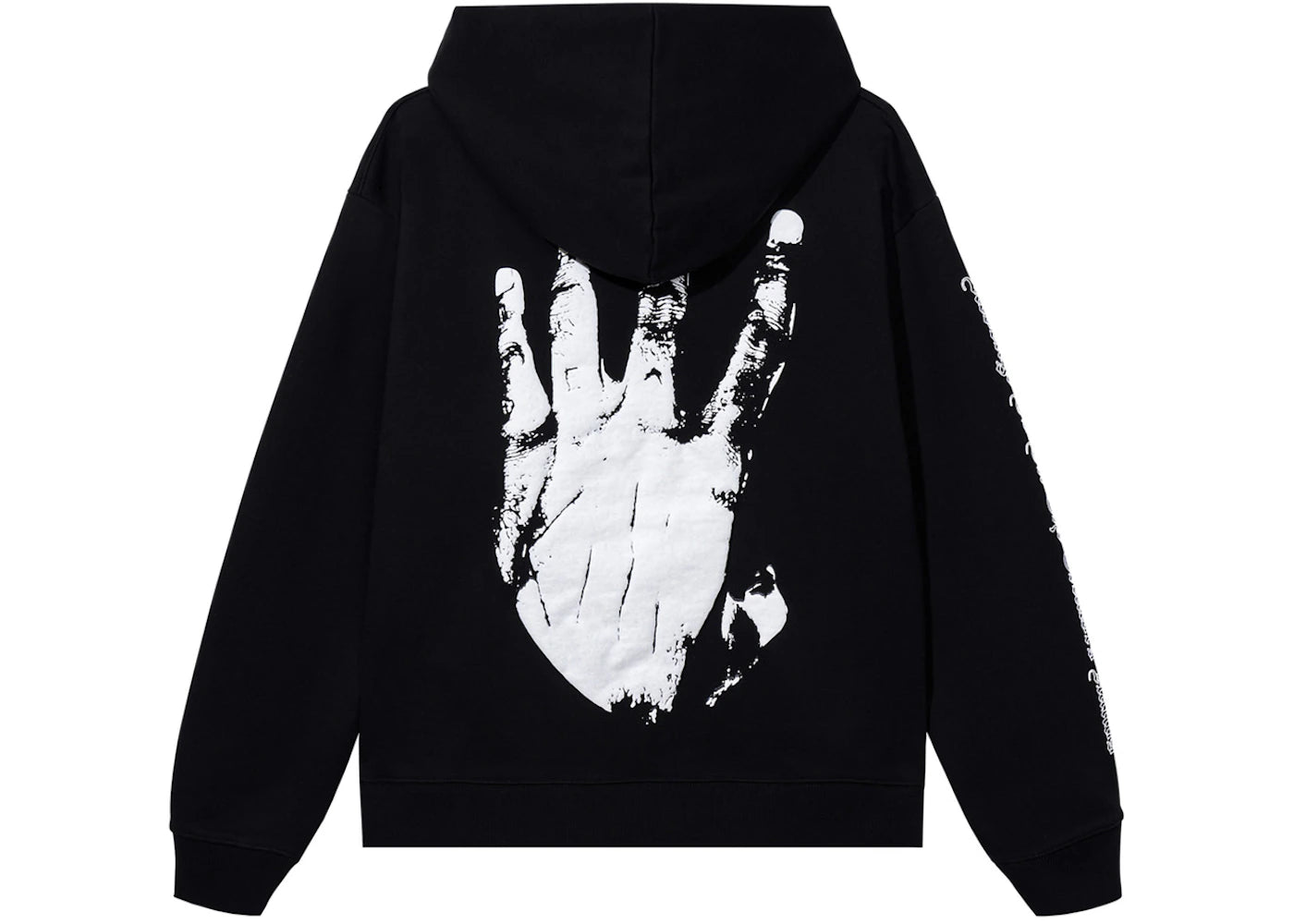 Revenge XXXTentacion Lightning Hoodie Black/White - vue secondaire B