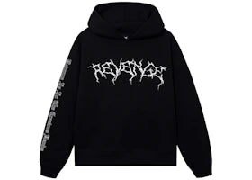 Revenge XXXTentacion Lightning Hoodie Black/White - vue 360