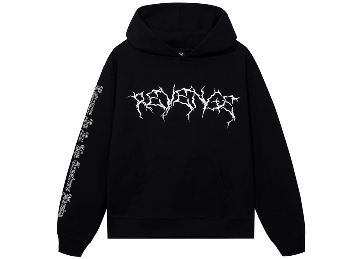 Revenge XXXTentacion Lightning Hoodie Black/White - vue 360