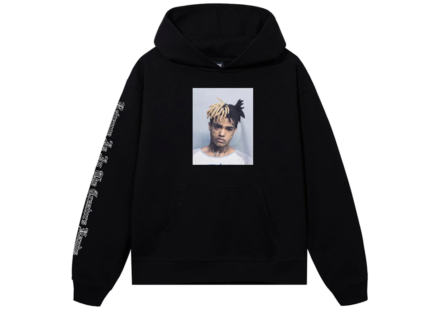 Revenge XXXTentacion Mugshot Hoodie Black - vue secondaire A