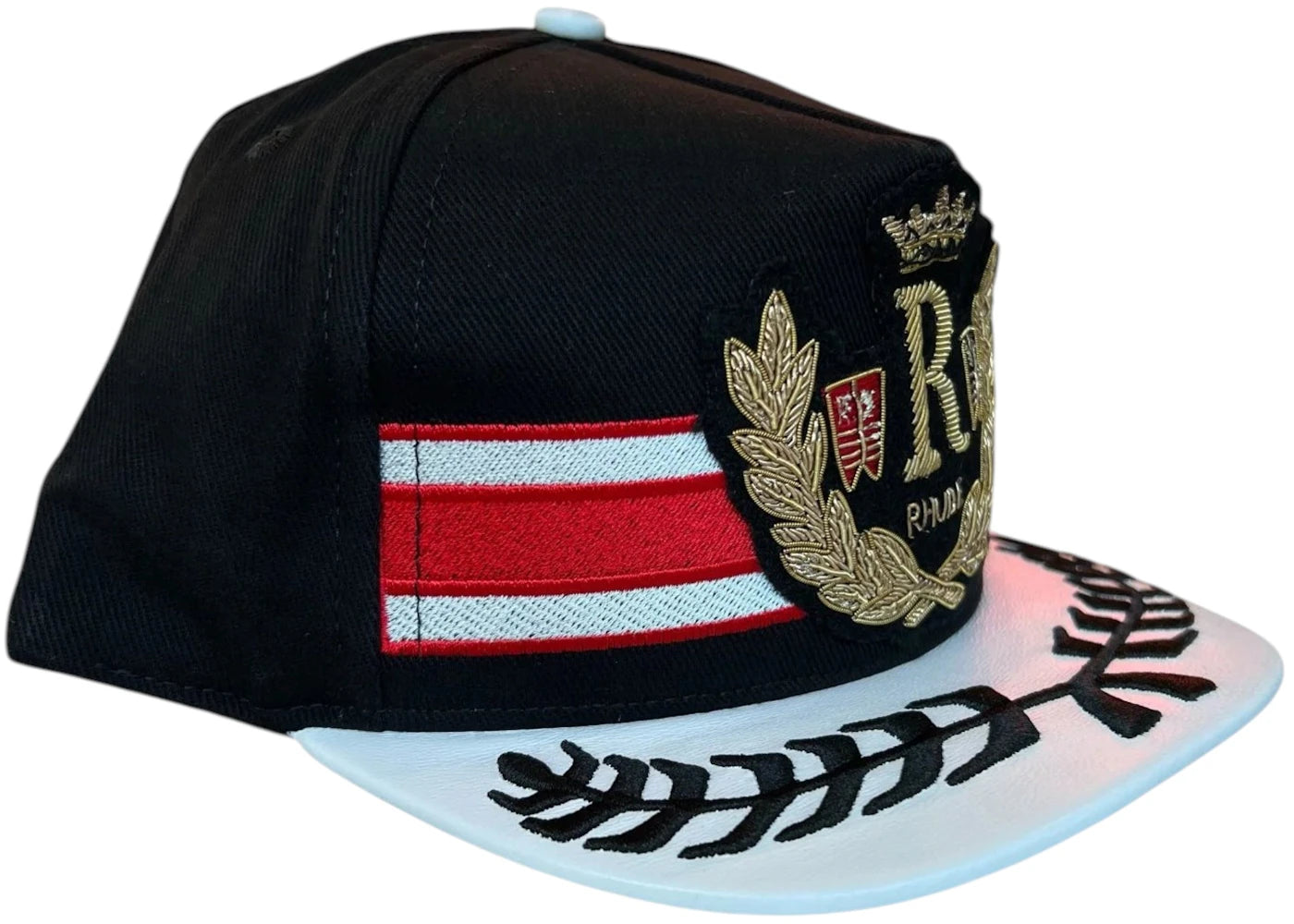 Rhude Captains Crest Hat Black/Red/White - vue secondaire B