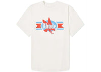 Rhude Chevron Eagle T-shirt Vintage White