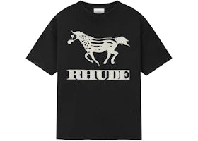 Rhude Dinero Tee T-shirt Black - vue 360