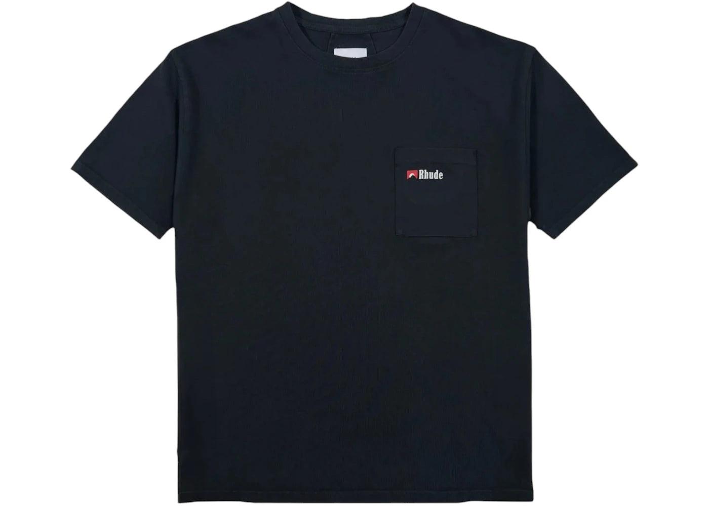 Rhude Moonlight Wolf Pocket Tee Black/White/Red - vue secondaire B