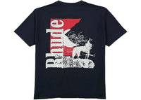 Rhude Moonlight Wolf Pocket Tee Black/White/Red