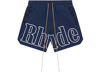 Rhude RH Logo Shorts Navy