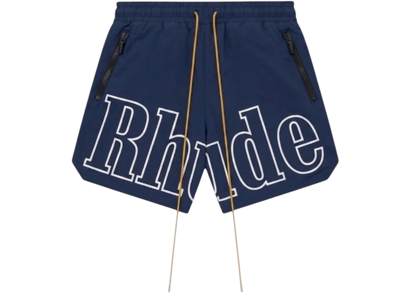 Rhude RH Logo Shorts Navy - vue secondaire A