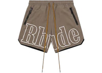 Rhude RH Logo Shorts Taupe