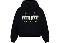 Rhude Regatta Club Hoodie Black