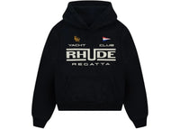 Rhude Regatta Club Hoodie Black