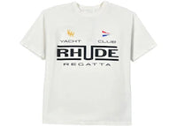 Rhude Regatta Club T-shirt Vintage White