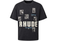 Rhude Winter 91 Rallye T-shirt Vintage Black/White/Blue
