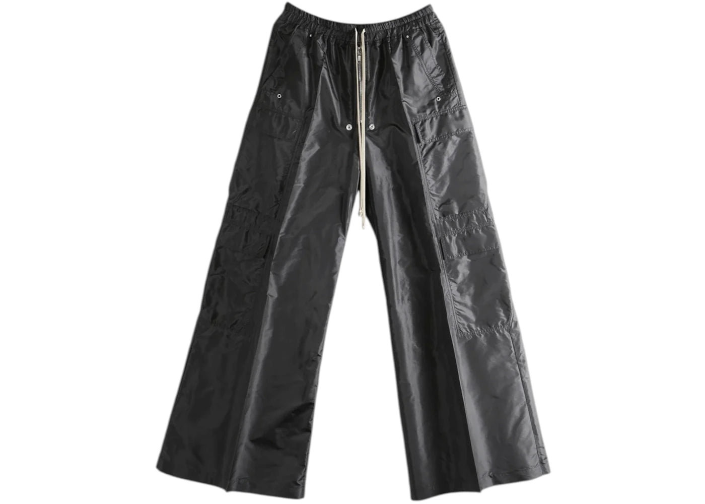 Rick Owens Cargobelas Pants (SS26) Black - vue 360