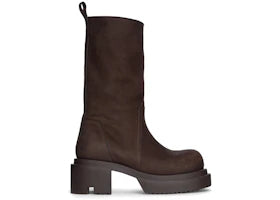 Rick Owens Concordians Calf Pull On Bogun Boot Brown - vue 360