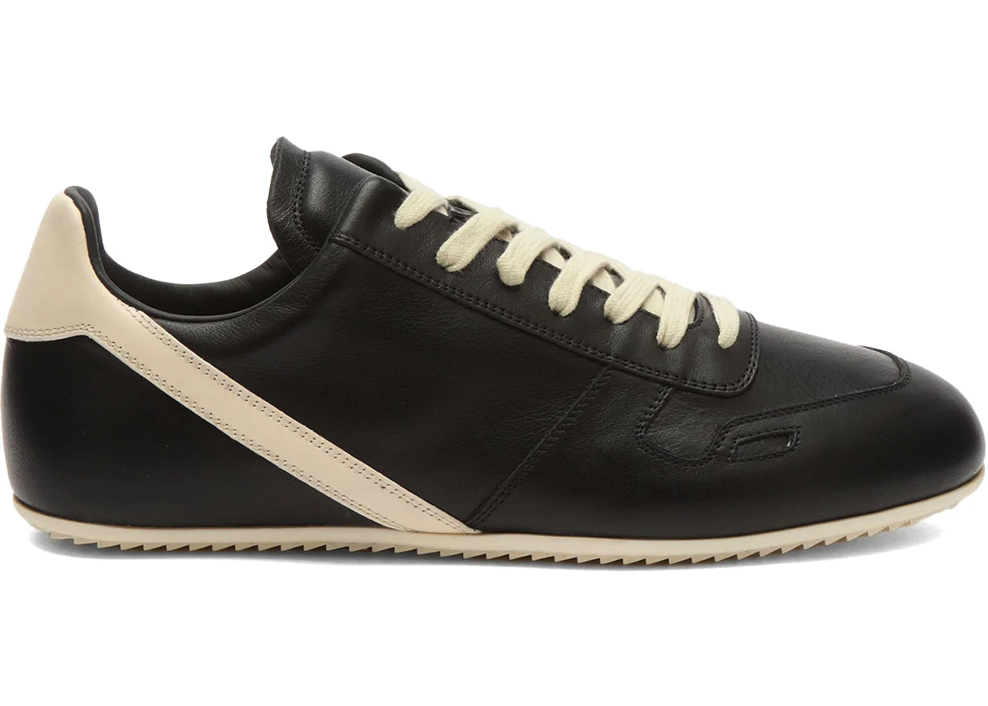 Rick Owens Concordians Minimal Sneaker Black Milk (Women's) - vue 360