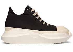 Rick Owens DRKSHDW Abstract Low Strobe Cotton Nylon Black Milk - authentic Rick Owens sneakers