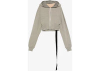 Rick Owens DRKSHDW Collage Gimp Hoodie Melange Grey