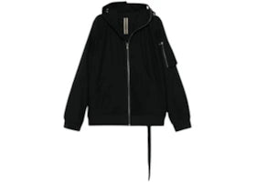 Rick Owens DRKSHDW Gimp Flight Bomber Jacket Black - vue 360