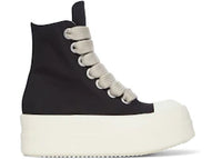 Rick Owens DRKSHDW Mega Bumper Jumbolace High Sneaks Black Milk
