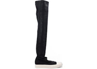 Rick Owens DRKSHDW Over-The-Knee Sneaks Black Denim (Women's)