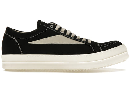 Rick Owens DRKSHDW Vintage Low Black Milk sneakers - authentic Rick Owens shoes