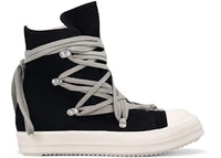 Rick Owens DRKSHDW Temple Megalace Sneaks Black Milk (Women's)