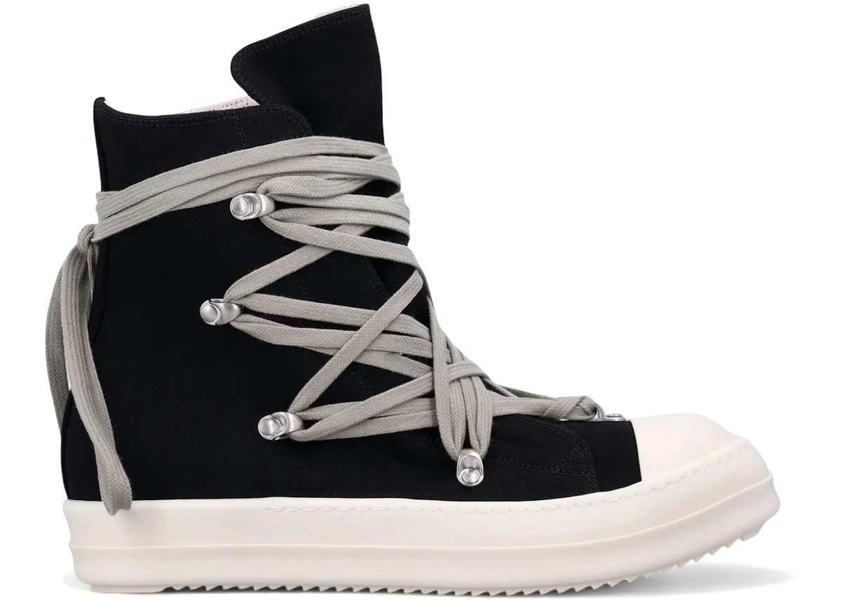 Rick Owens DRKSHDW Temple Megalace Sneaks Black Milk (Women's) - vue secondaire A