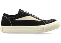 Rick Owens DRKSHDW Temple Vintage Low Sneaks Black Milk Denim