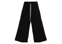 Rick Owens DRKSHDW Twill Double Cargo Jumbo Belas Pants Black