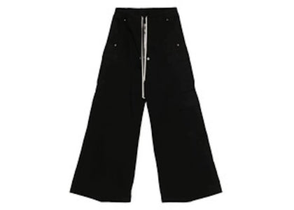 Rick Owens DRKSHDW Twill Double Cargo Jumbo Belas Pants Black - authentic Rick Owens apparel