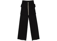 Rick Owens Drkshdw Creatch Wide Cargo Pantaloni Black